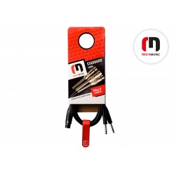 Reds Music  AU49150BX Kabel Audio - XLR F / 2 x Jack mono 6.3 długość 15.0 m